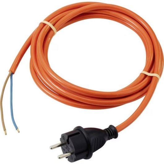 Cable de alimentación Sygonix 3 metros naranja