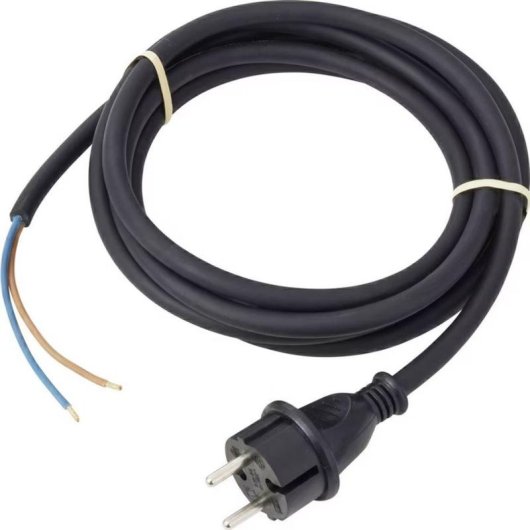 Cable de alimentación Sygonix 3 m Negro