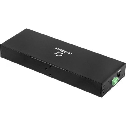 Hub USB Renkforce RF-7403762 10 porte 5 Gbit/s ricarica rapida montaggio DIN
