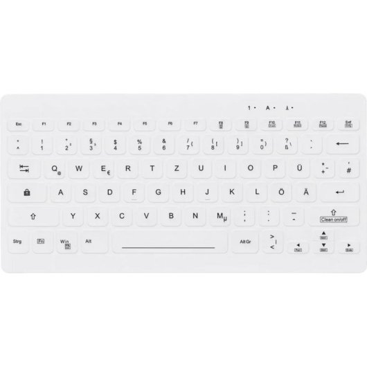 Teclado Active Key AK-C4112F-U1-W/CH Chiclet blanco desinfectable Schweiz