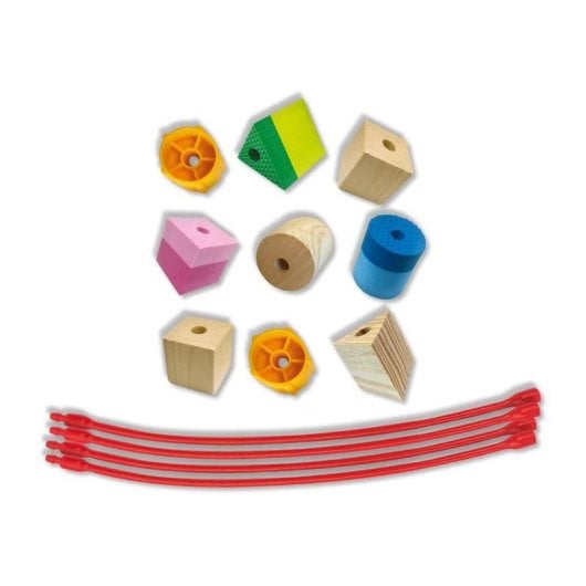 Jouet enfilage SES CREATIVE Tiny Talents Multicolore