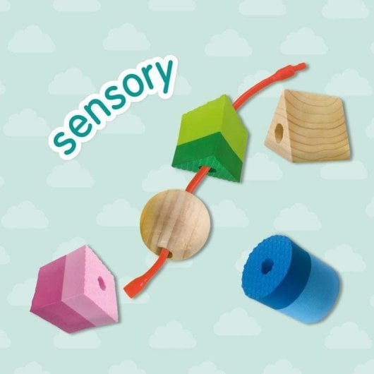Jouet enfilage SES CREATIVE Tiny Talents Multicolore