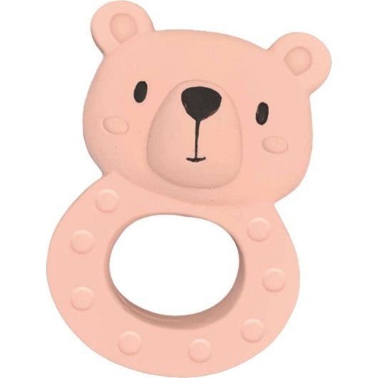 Mordeur SES Creative Tiny Talents Oso Bo Caucho Natural Rose