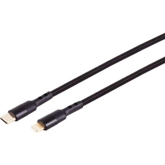 Cavo S-Conn BlackCotton USB A a USB C Textile 1 m 480 Mbit/s