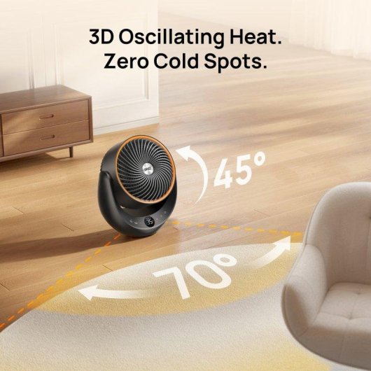 Keramikheizgerät Dreo Heater 715 2000W 3D-Oszillation Eco Leise