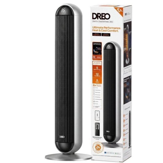 Riscaldatore Ceramico Dreo 706S 2000W Wifi Silenzioso Oscillazione 70°