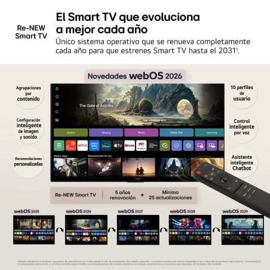 Pack LG OLED evo AI OLED65C64LA 65" 4K UltraHD + S40TR Barra de Sonido Inteligente 4.1