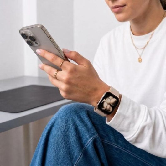 Pulsera Tech-Protect Silicón Apple Watch 44-49 mm Beige