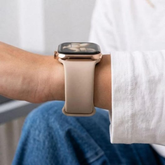 Pulsera Tech-Protect Silicón Apple Watch 44-49 mm Beige