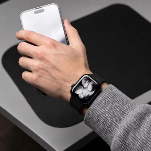 Brazalete 4Kom Tech-Protect Apple Watch 44-49 mm silicón negro