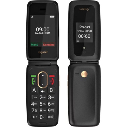 Gigaset GL795 4G 2,8" touches larges Dual SIM Gris foncé