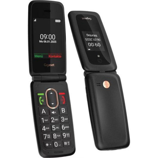 Gigaset GL795 4G 2,8" touches larges Dual SIM Gris foncé
