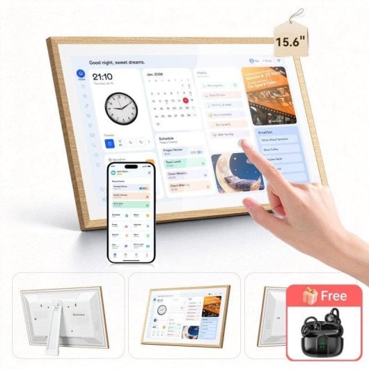 Calendrier numérique familial Blackview NEST 15 tactile 15,6" FHD+ WiFi 6 Bluetooth cadre photo
