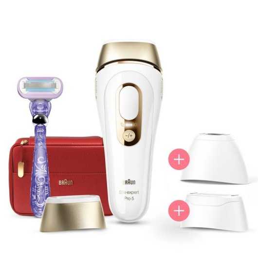 Depiladora luz pulsada IPL Braun Silk-expert Pro 5 PL5267 con accesorio facial