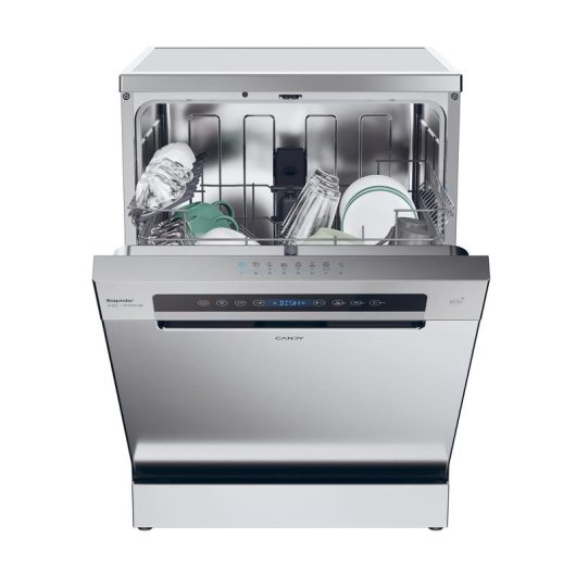 Lavavajillas Candy RapidÓ CF 3C7F0X 13 servicios clase C Wi-Fi inox