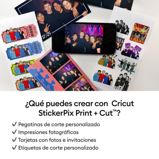 Impressora Sublimação Cricut StickerPix Print + Cut Essential Azul