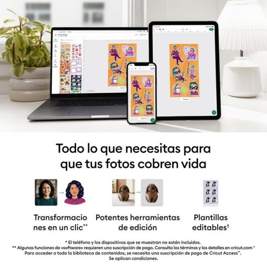 Impressora Sublimação Cricut StickerPix Print + Cut Essential Azul
