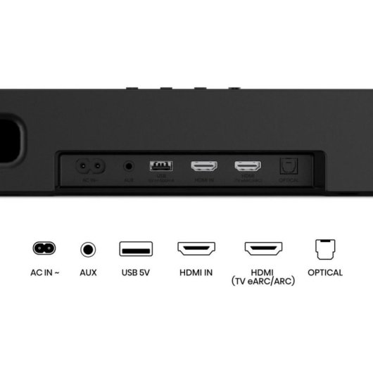 Barra de sonido Hisense AX3120Q 3.1.2 440 W Bluetooth Dolby Atmos negra
