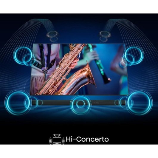 Barra de sonido Hisense AX3120Q 3.1.2 440 W Bluetooth Dolby Atmos negra