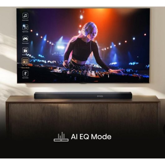 Barra de sonido Hisense AX3120Q 3.1.2 440 W Bluetooth Dolby Atmos negra