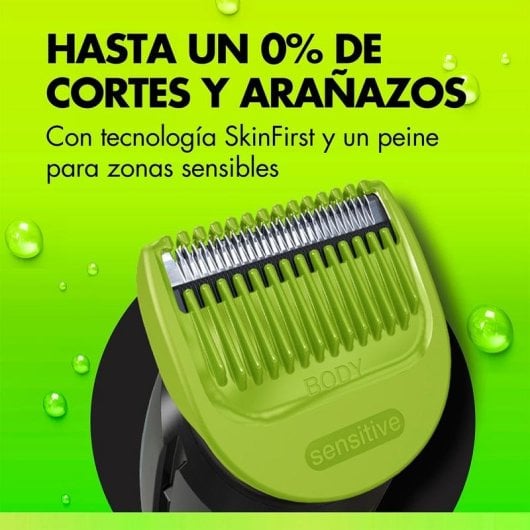 Cortapelos GilletteLabs i5 Body Intimate inalámbrico 100min 3 peines resistente al agua