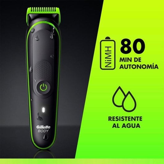 Cortapelos GilletteLabs i5 Body Intimate inalámbrico 100min 3 peines resistente al agua