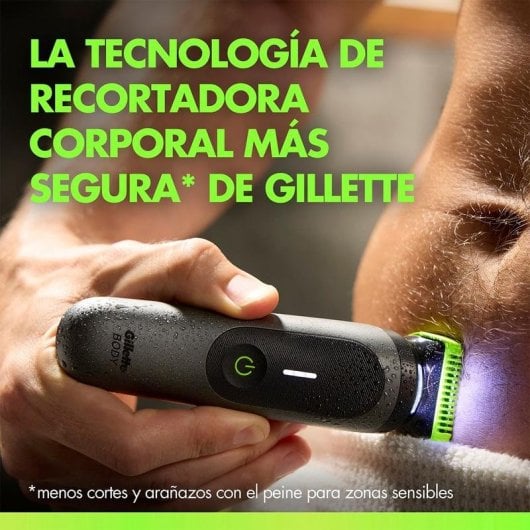 Tagliacapelli Multifunzione GilletteLabs i7 Body Senza Fili 100min 3 Pettini Impermeabile