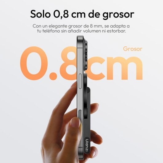 Kit Ulanzi MA60 Negro + LM19 – Trípode Magnético MagSafe y Luz LED para Móvil