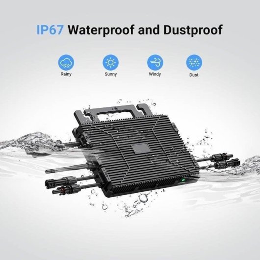 Microinversor solar Oukitel LS-800Mi 800 W WiFi IP67 2 MPPT