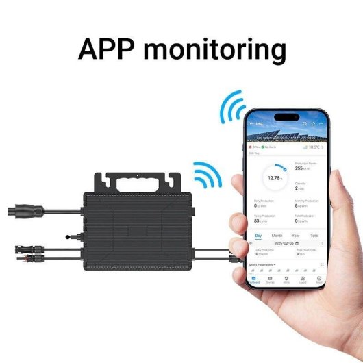 Microinversor solar Oukitel LS-800Mi 800 W WiFi IP67 2 MPPT