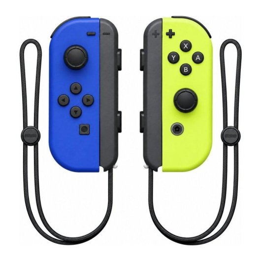 Manette Sans Fil Blossom Nintendo Switch Bleu Jaune Bracelets