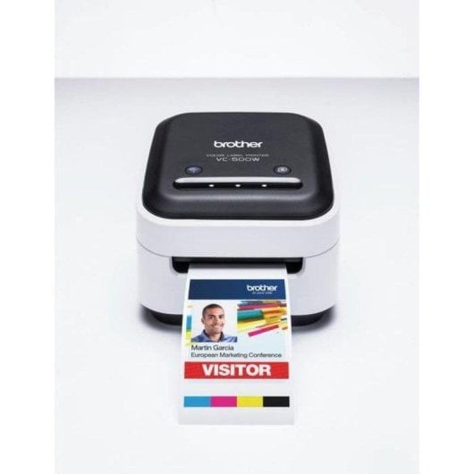 Stampante Etichette Termica Colore Wi-Fi Brother VC-500W con Taglierina