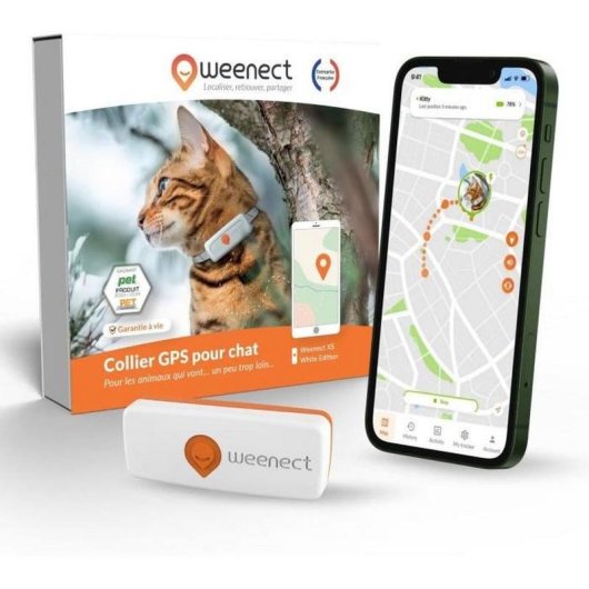 Localizzatore GPS Weenect XS IP68 impermeabile 240 h