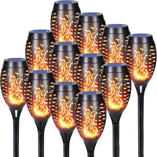 Lanterne solaire jardin Blossom 12 lampes