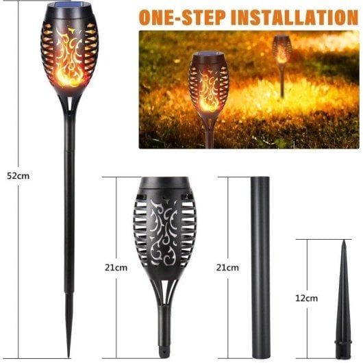 Lanterne solaire jardin Blossom 12 lampes