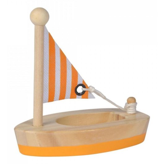 Voilier-jouet Eichhorn Sailing Boot bois flottant 2 pièces