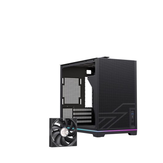 Caja PC Einarex Pulse PM300 Micro-ATX Cristal Templado Mesh USB-C