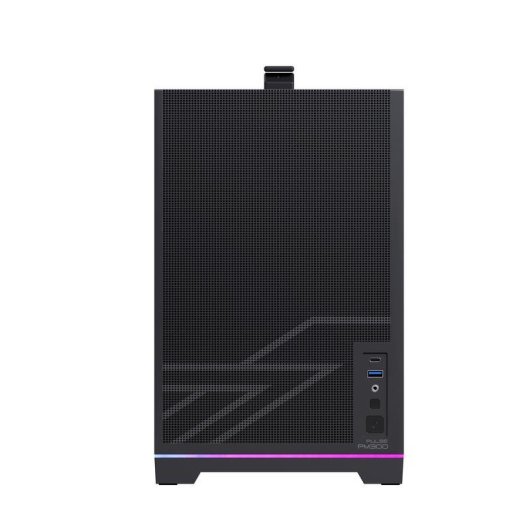Caja PC Einarex Pulse PM300 Micro-ATX Cristal Templado Mesh USB-C