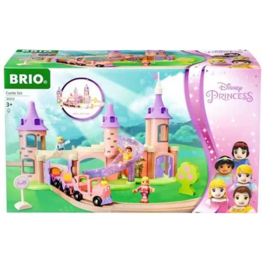 Juguete BRIO Disney Princess Castillo 18 piezas Multicolor Madera