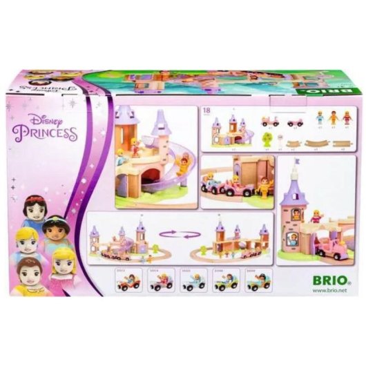 Juguete BRIO Disney Princess Castillo 18 piezas Multicolor Madera