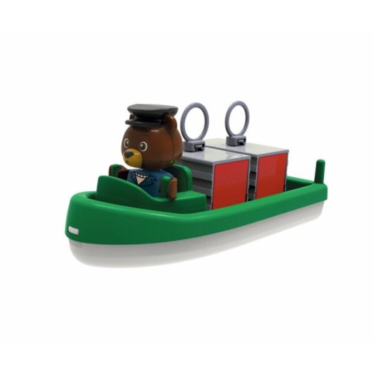 Barco AquaPlay Container & Transport Boat Multicolor Compatible con sets AquaPlay 3-7 años