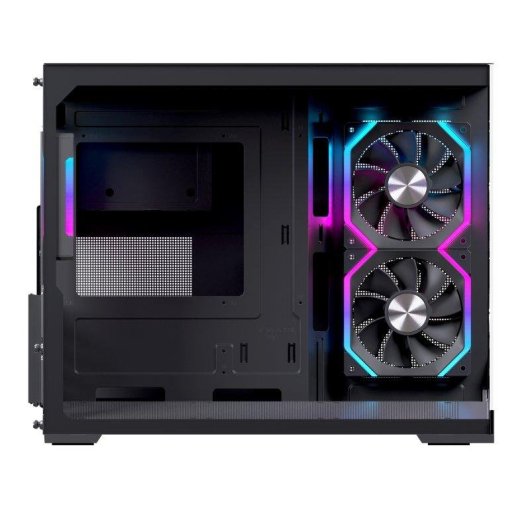 PC-Gehäuse Einarex SM300 RGB Micro-ATX Doppelkammer Gehärtetes Glas