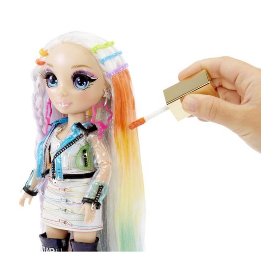 Muñeca Rainbow High Hair Studio Amaya Raine 33,5 cm Estilización