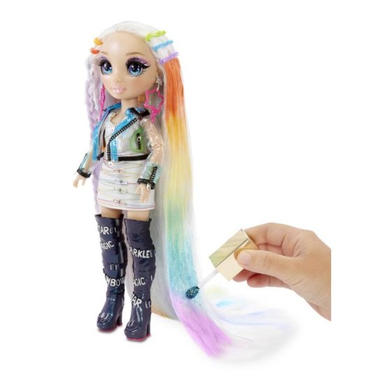Muñeca Rainbow High Hair Studio Amaya Raine 33,5 cm Estilización