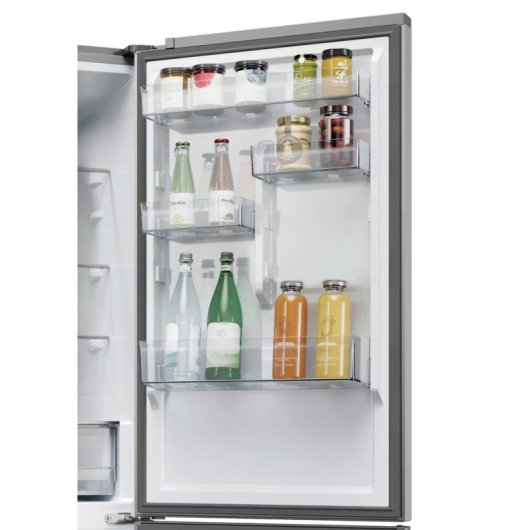 Frigorífico Combi Haier HDPR3618DNPK Total No Frost 185cm 355L D Inox