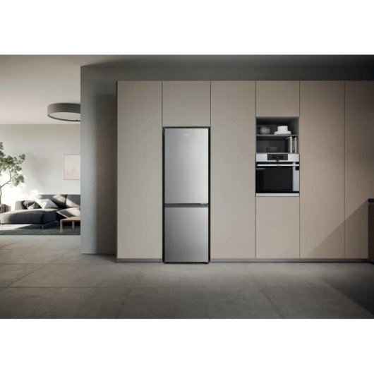 Frigorífico Combi Haier HDPR3618DNPK Total No Frost 185cm 355L D Inox