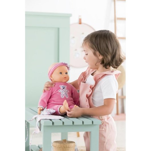 Muñeca Corolle Lucille Interactiva 42 cm 8 Funciones 20 Sonidos Rosa