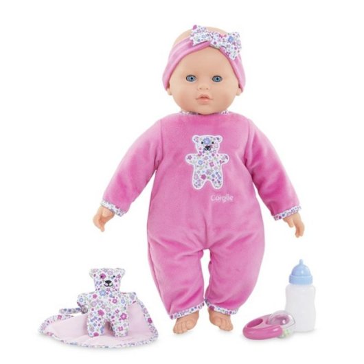 Muñeca Corolle Lucille Interactiva 42 cm 8 Funciones 20 Sonidos Rosa