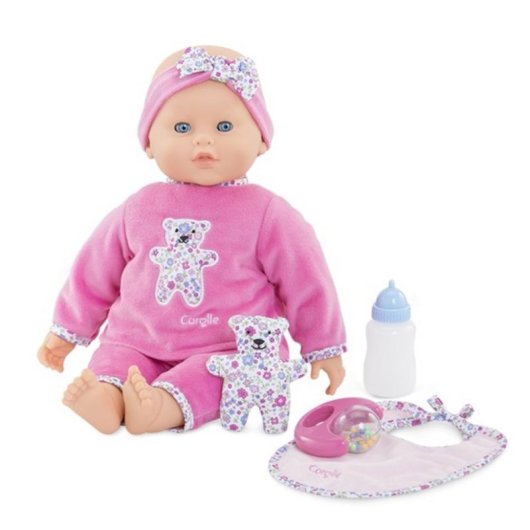 Muñeca Corolle Lucille Interactiva 42 cm 8 Funciones 20 Sonidos Rosa
