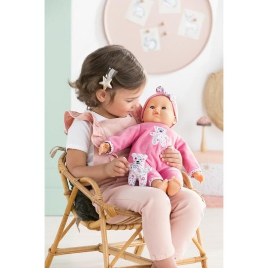Muñeca Corolle Lucille Interactiva 42 cm 8 Funciones 20 Sonidos Rosa